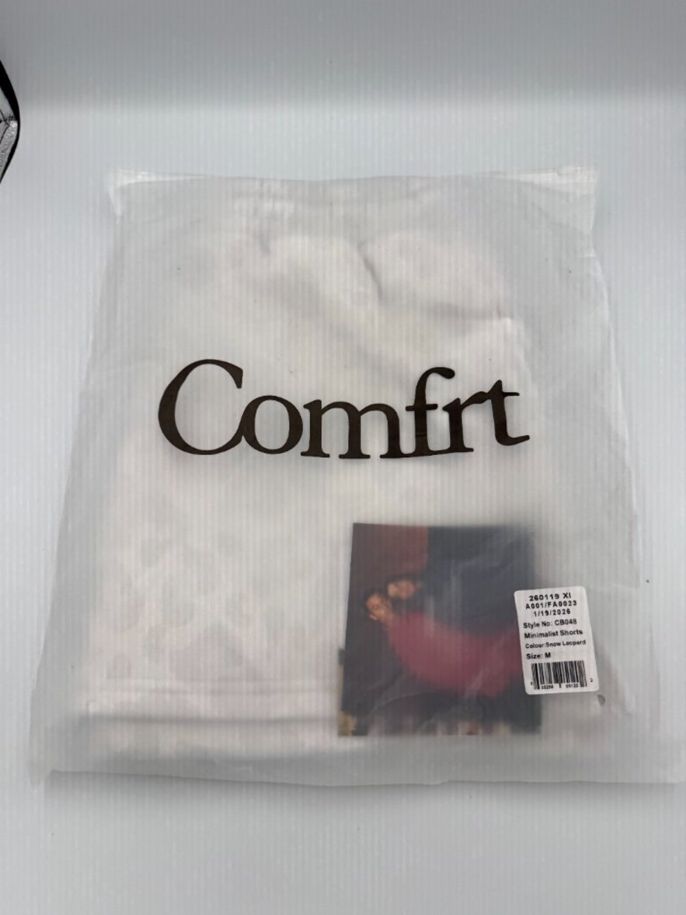 Comfrt Minimalist Shorts Snow Leopard Size Medium M - Picture 3 of 10